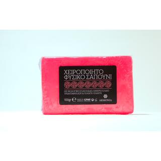 Handmade Natural Soap: With Organic Olive Oil & Rose 100gr